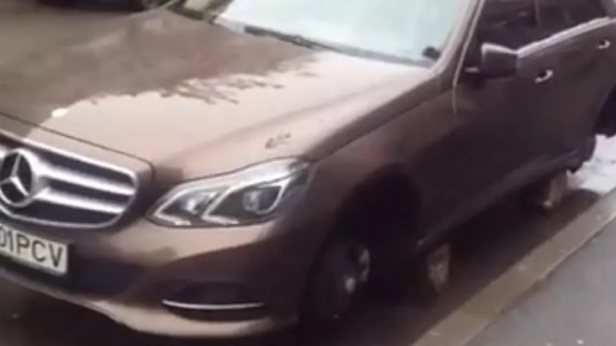 Directorul DGASPC Mehedinți, lăsat fără roțile de la autoturism (VIDEO)