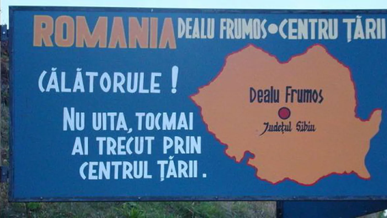 Centrul României a fost mutat 30 de kilometri mai la sud