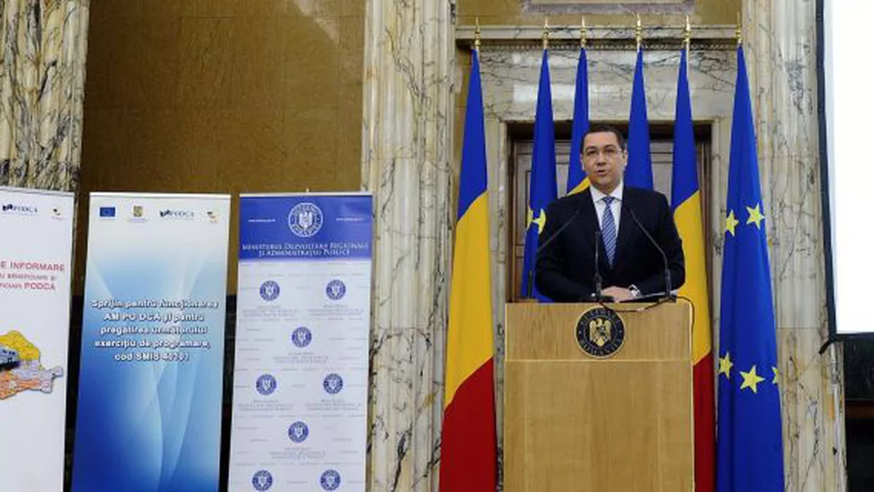 Victor Ponta: Ne reclamăm noi între noi. Bătălia pentru absorbţia de fonduri europene este a întregii Românii - nu a unui guvern sau altul