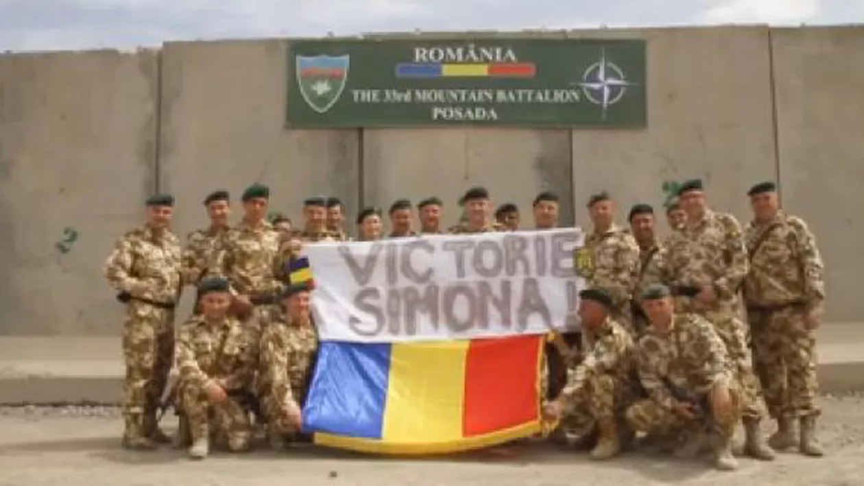 Militarii români din Afganistan, mesaj original pentru susținerea Simonei Halep în finala de la Indian Wells (VIDEO)