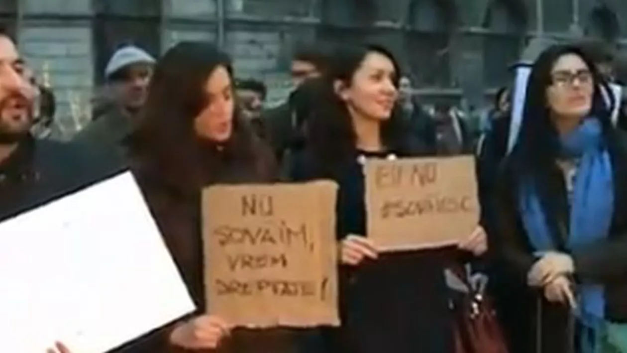 Românii protestează după blocarea arestării lui Dan Șova: ”DNA curăță politica!”, ”Dan ș-o va lua!” - s-a strigat în Piața Universității (VIDEO)