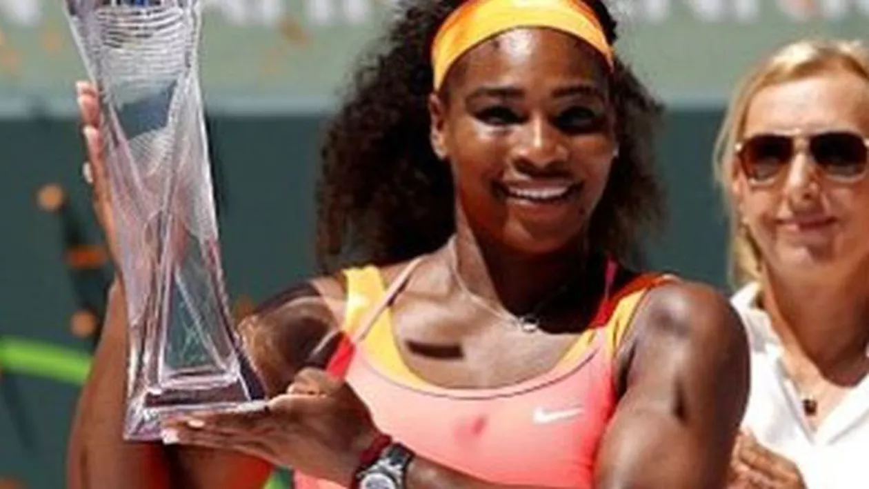 WTA: Serena Williams este jucătoarea lunii martie. Simona Halep s-a situat pe locul doi în clasament