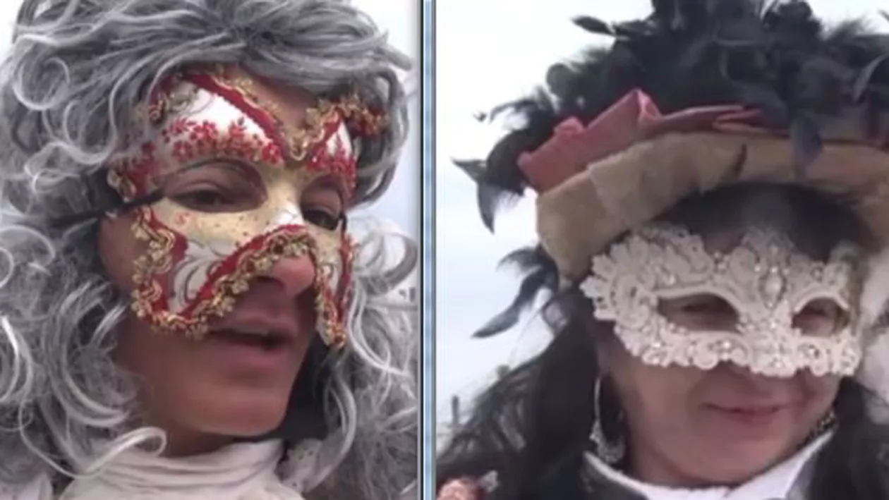 Leonard "Casanova" și Maricica "Principesa", doi mimi români, aduc la viață străzile Veneției (VIDEO)