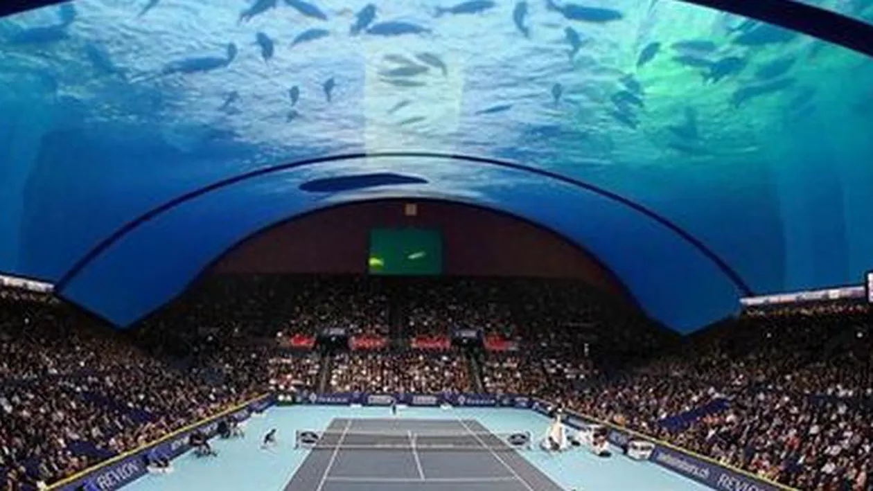 Noul proiect din Dubai: Arena de tenis construită sub apă