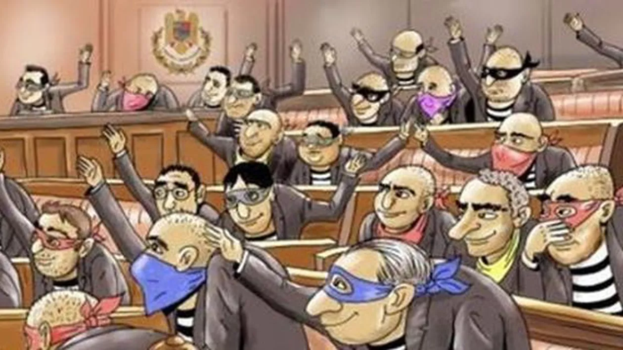Ion Cristoiu: Realitatea parlamentară a rămas aceeași de acum opt de decenii - chiul, lehamite și behăit de turmă. Alesul națiunii se simte mai bine la bufet decât la dezbateri