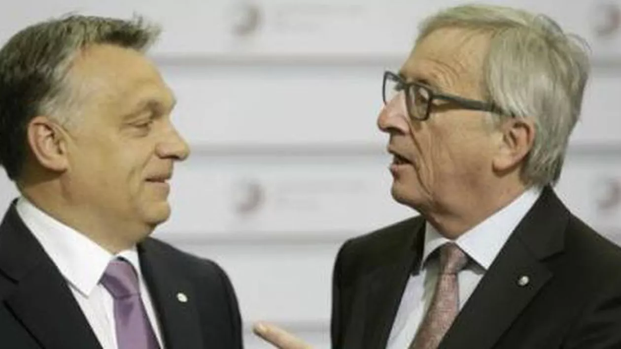 Președintele CE, Jean-Claude Juncker, către premierul Ungariei: "Salut, dictatorule!" (VIDEO)