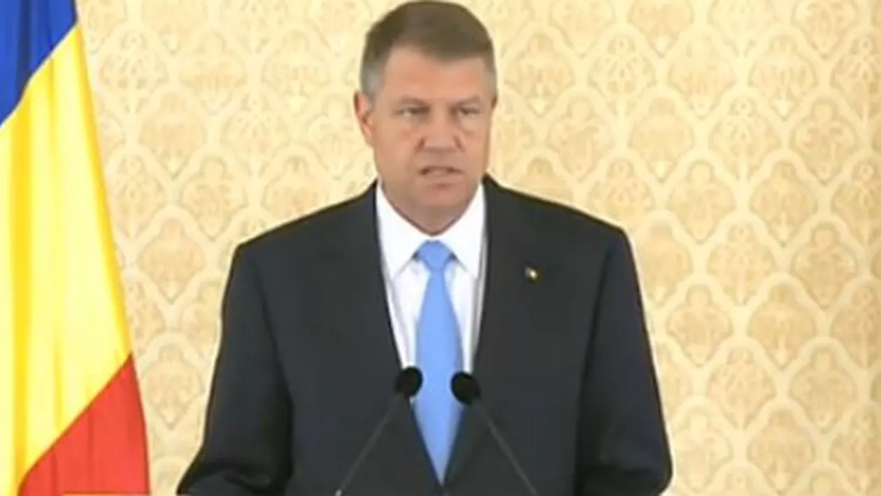 Klaus Iohannis: E o zi tristă pentru democraţie. Victor Ponta a ales să sacrifice interesul României (VIDEO)