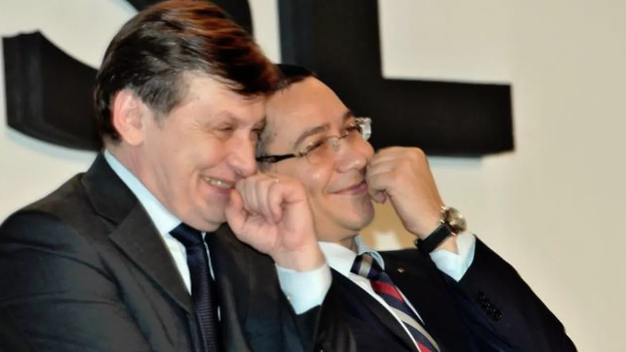 Victor Ponta și Crin Antonescu au făcut pace: Am vorbit, am făcut un schimb de experiență. Avem amândoi ceva beteșuguri fizice temporare. Pe dânsul îl doare genunchiul și pe mine în cot (VIDEO)