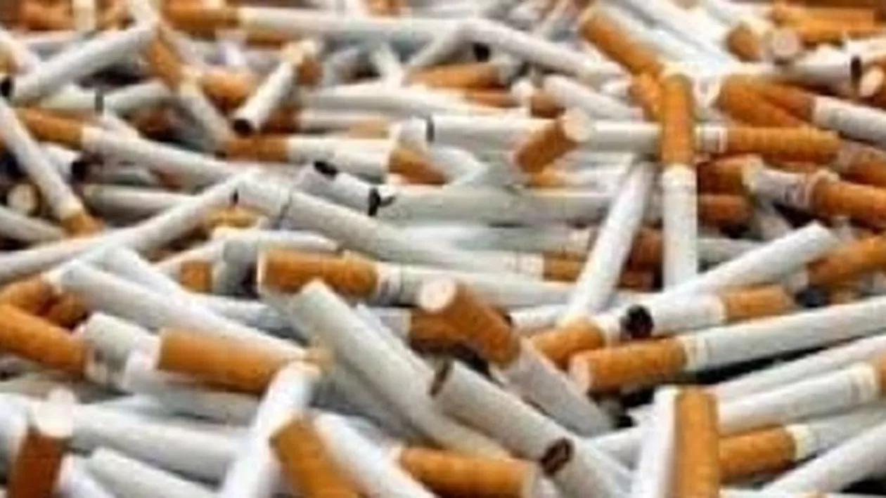 Aproximativ 600.000 de ţigări de contrabandă, în valoare de circa 100.000 de euro, confiscate în urma unui control al polițiștilor clujeni