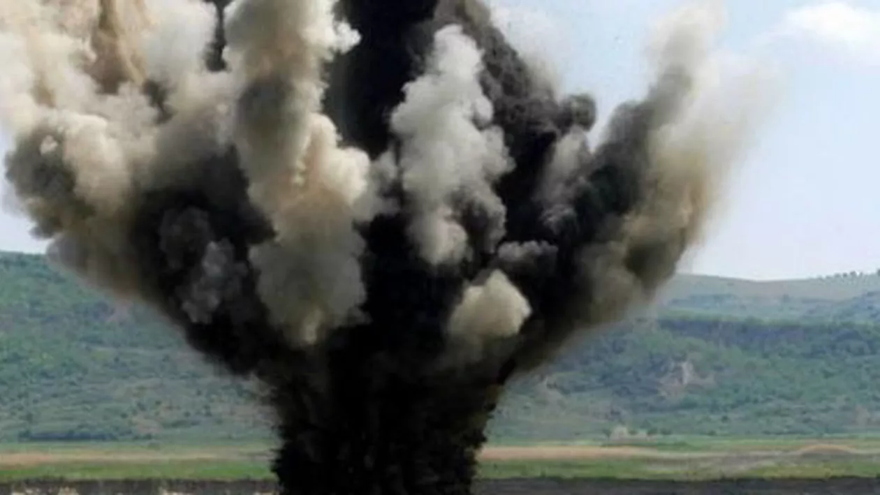 O bombă de 100 de kilograme din al doilea război mondial a fost detonată de pompierii olteni