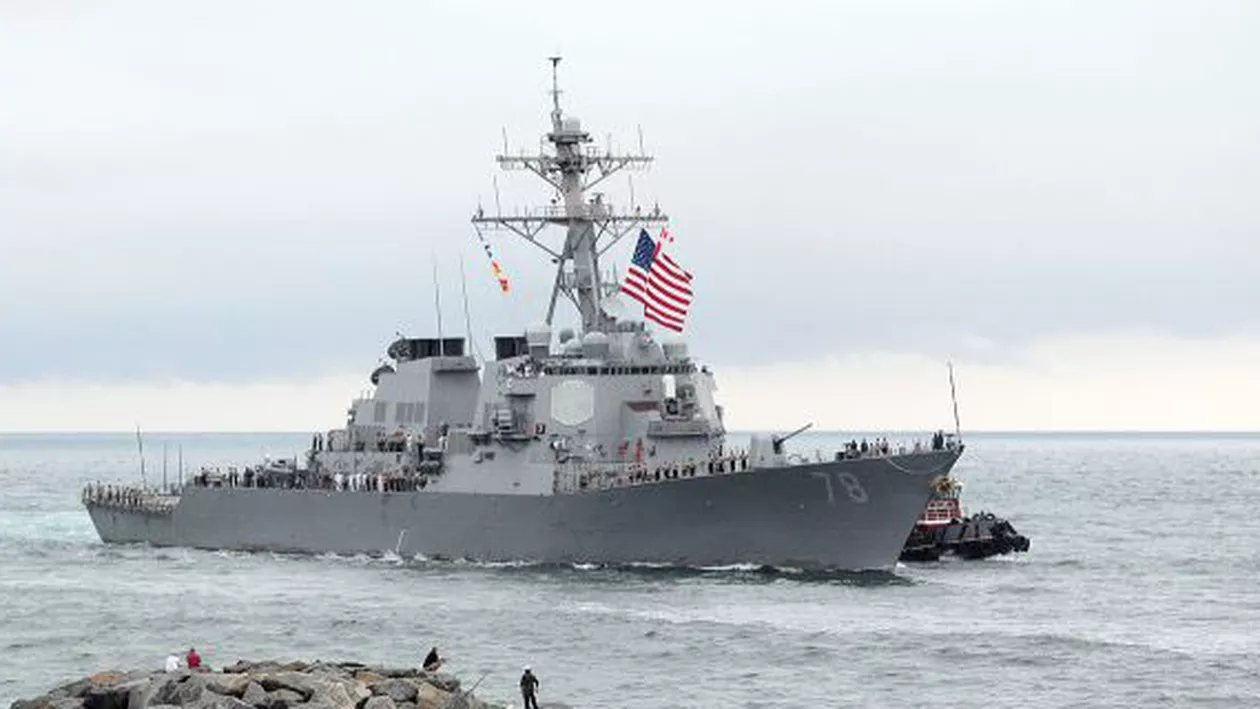 Distrugătorul american USS Porter ajunge duminică în Marea Neagră