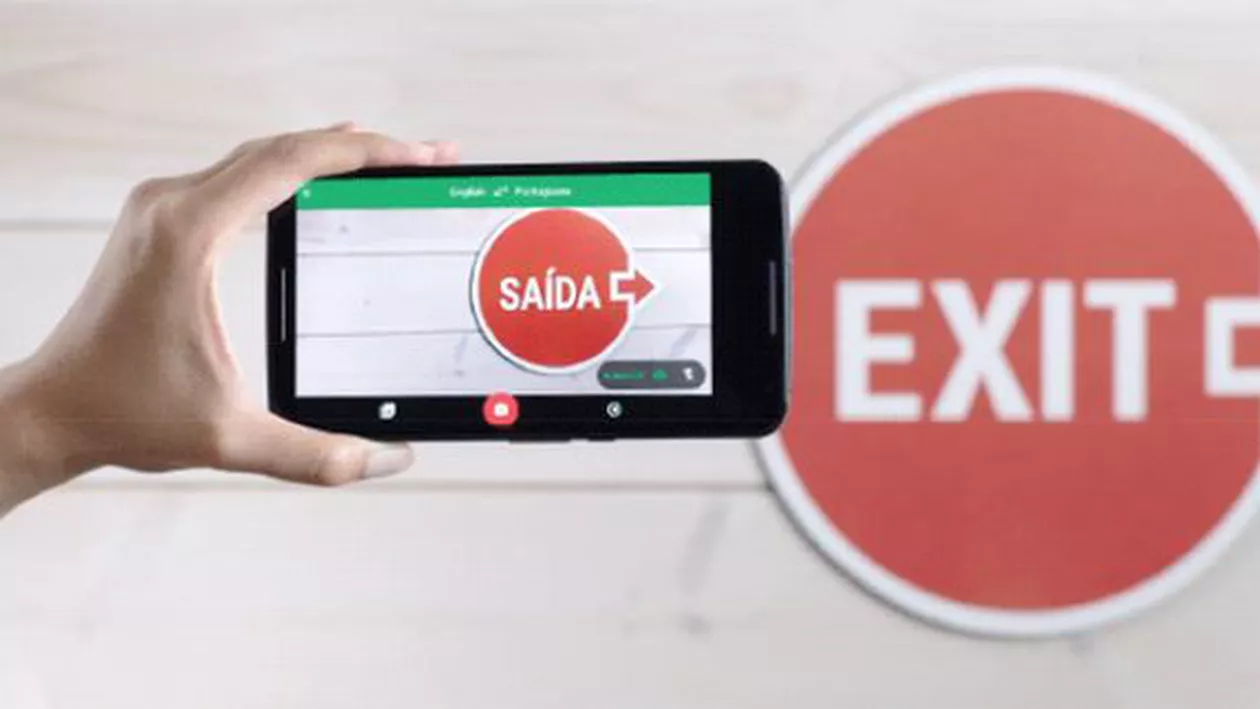 Aplicația de traducere vizuală lansată de Google, disponibilă și pentru limba română