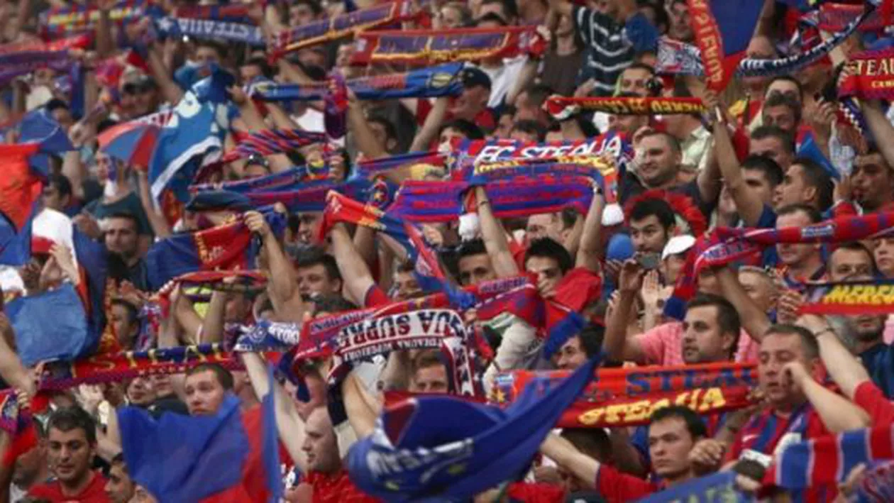 Meci Steaua-Dinamo: Amenzi de 2.000 lei și interdicții pe arenele sportive pentru trei suporteri