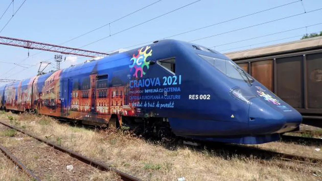 Hyperion 2, a doua garnitură electrică fabricată la Craiova, și-a făcut apariția pe căile ferate (VIDEO)