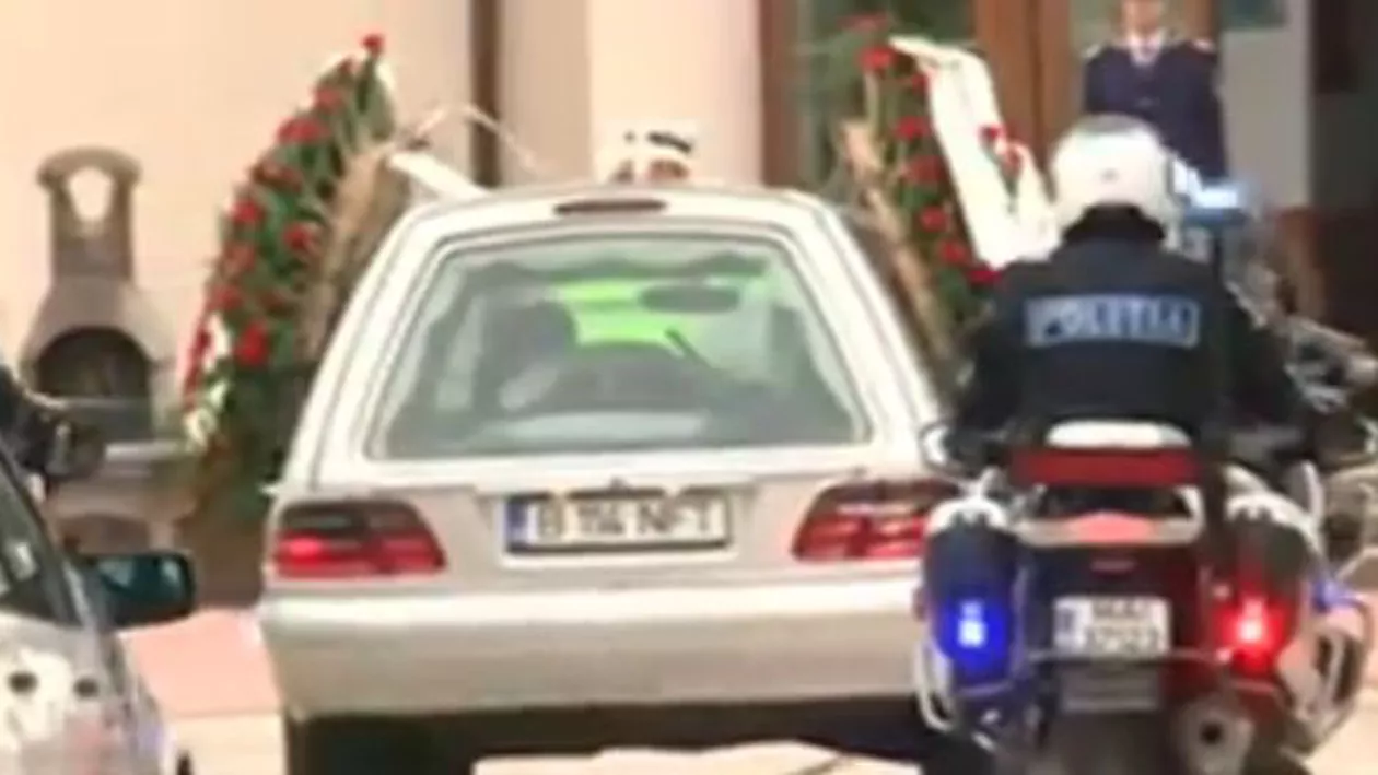 Trupul neînsufleţit al poliţistului Gheorghe Ionescu, depus la Capela din Cimitirul Ghencea (VIDEO)