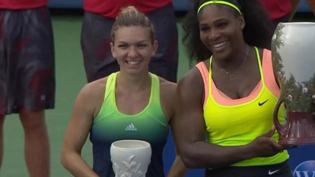 Turneul de la Cincinnati: Simona Halep a pierdut finala în fața Serenei Williams, dar de luni ocupă locul 2 WTA