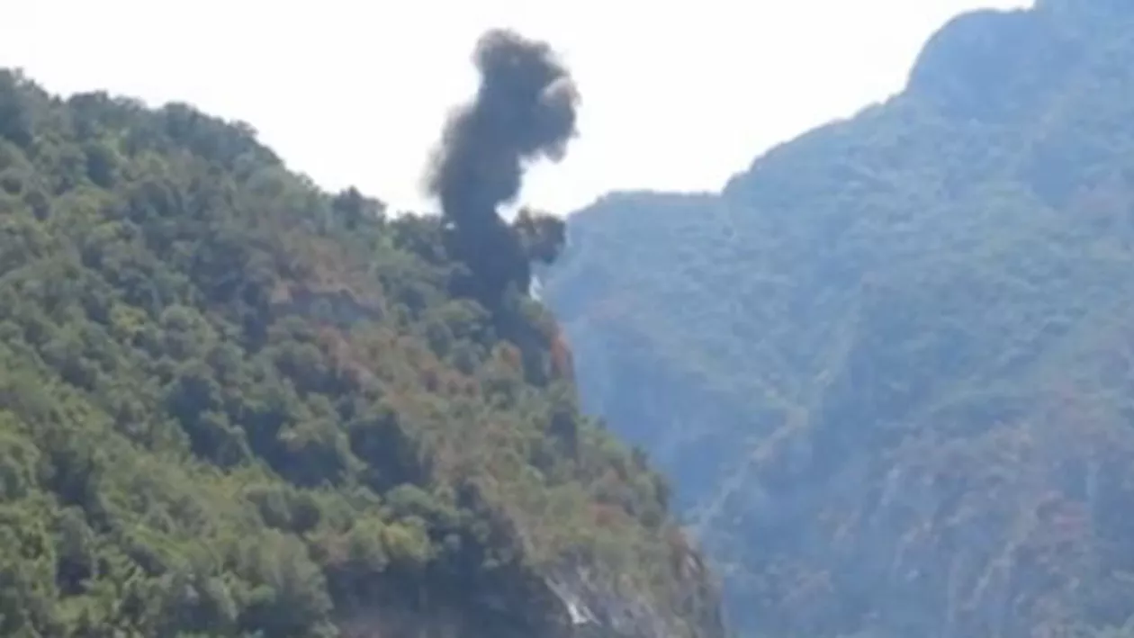 Caraş-Severin: Stânci detonate pe DN 57 pentru deblocarea traficului
