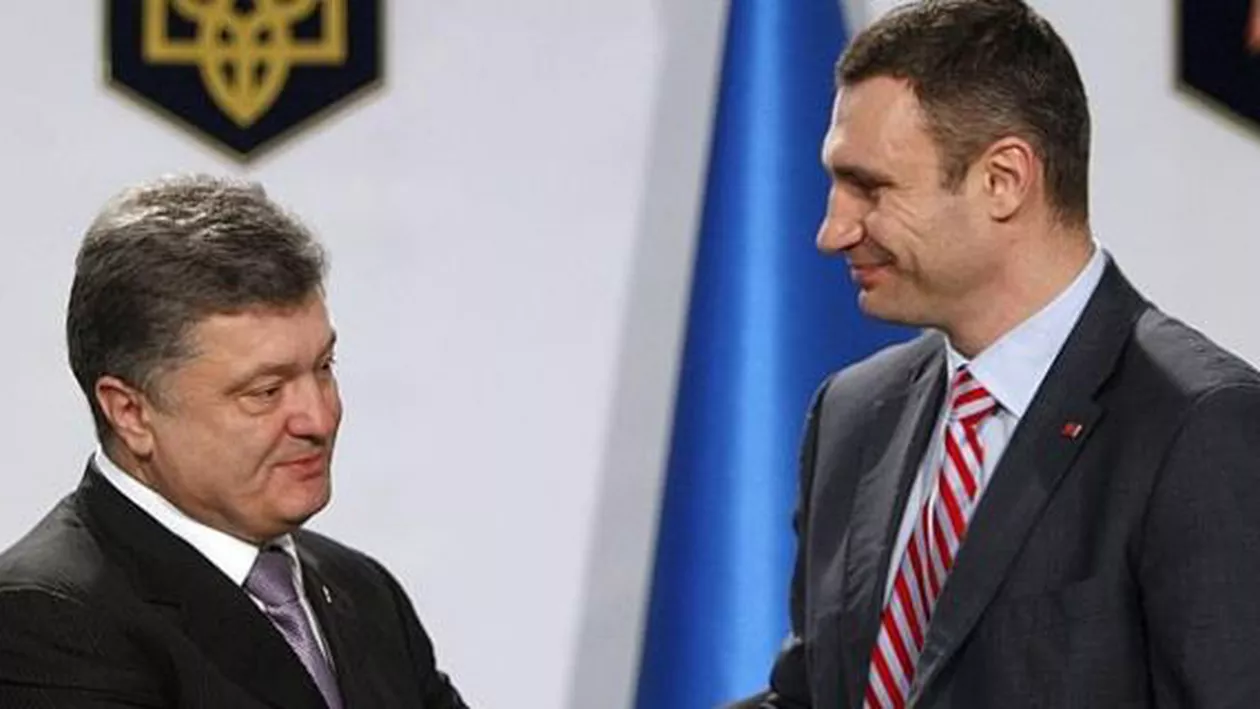Ucraina: Partidele lui Poroșenko și Kliciko au fuzionat. Noua formațiune se va numi ”UDAR-Solidaritatea” și va fi condusă de primarul Kievului