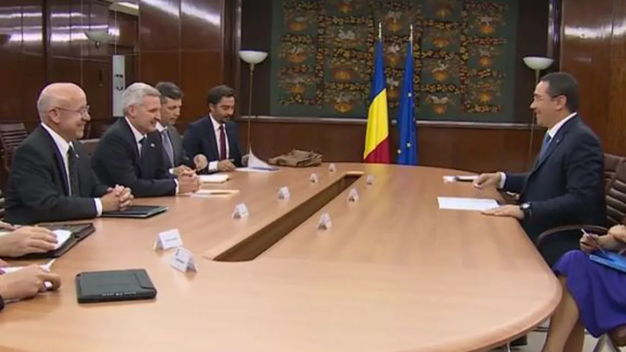 Victor Ponta a avut o întâlnire cu reprezentanții ExxonMobil și OMV Petrom (VIDEO)