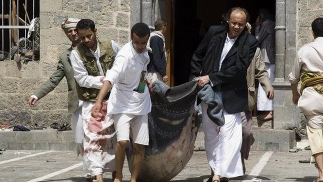 Yemen: Cel puțin 20 de persoane au murit și 50 au fost rănite în două atentate sinucigașe împotriva unei moschei șiite