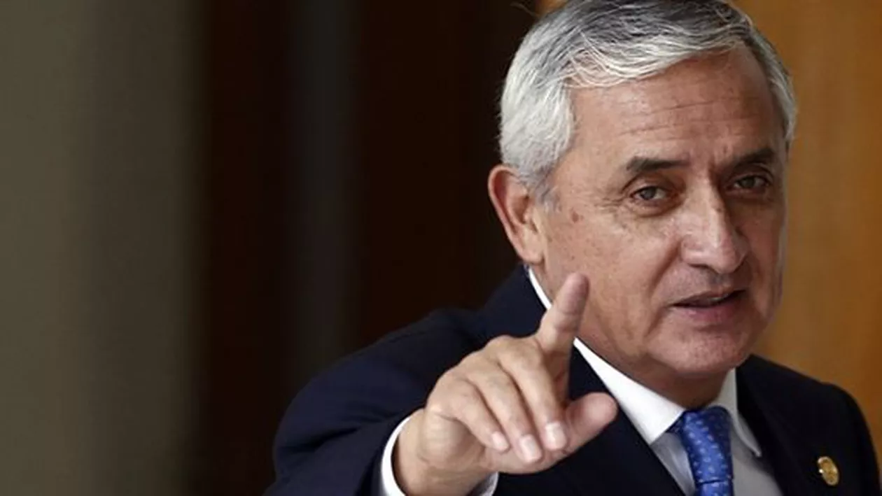 Pe numele fostului președinte al Guatemalei, Otto Pérez, a fost emis un ordin de detenție provizorie