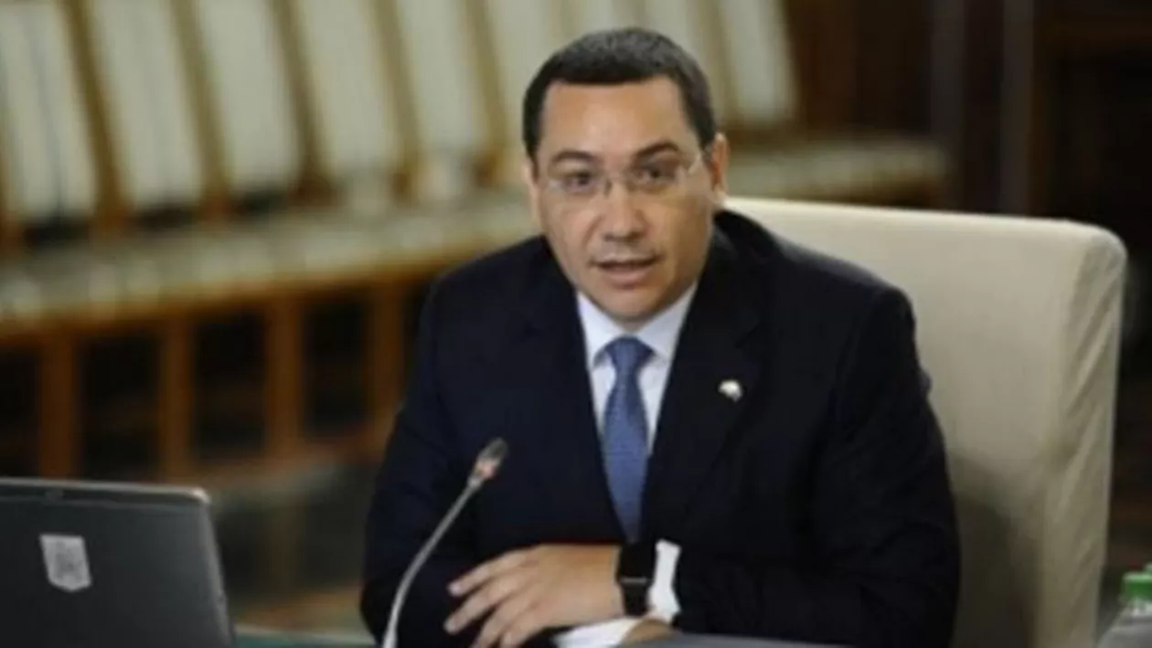 Ponta: În viitor sănătatea şi educaţia vor fi domeniile în care toţi banii pe care îi avem îi vom investi