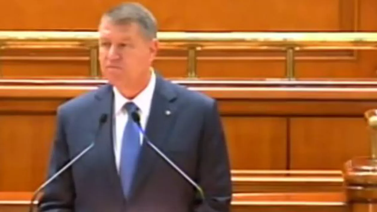 Klaus Iohannis: Îmi doresc un Parlament puternic şi care să se bucure de încrederea cetăţenilor (VIDEO)