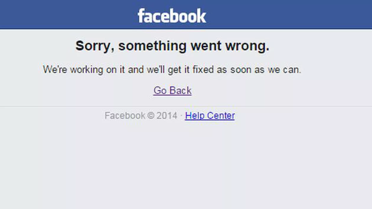 Facebook a avut probleme de funcționare joi seara, pentru mai bine de 20 de minute