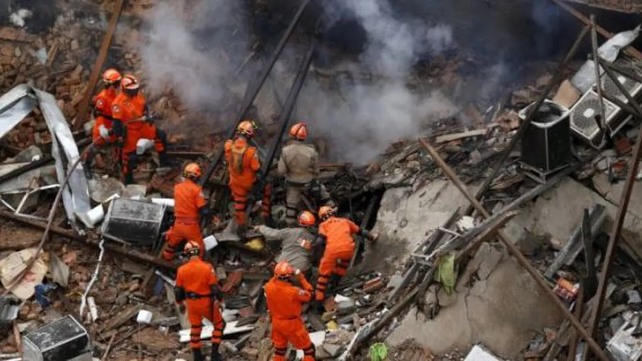 Brazilia: Explozie puternică la o pizzerie din Rio de Janeiro. Cel puțin zece persoane au fost rănite, iar zeci de clădiri au fost afectate