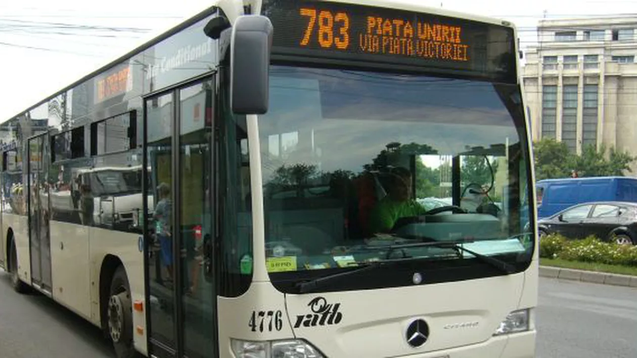 Ora de iarnă: Autobuzele liniei 783 vor staționa o oră în noaptea de sâmbătă spre duminică
