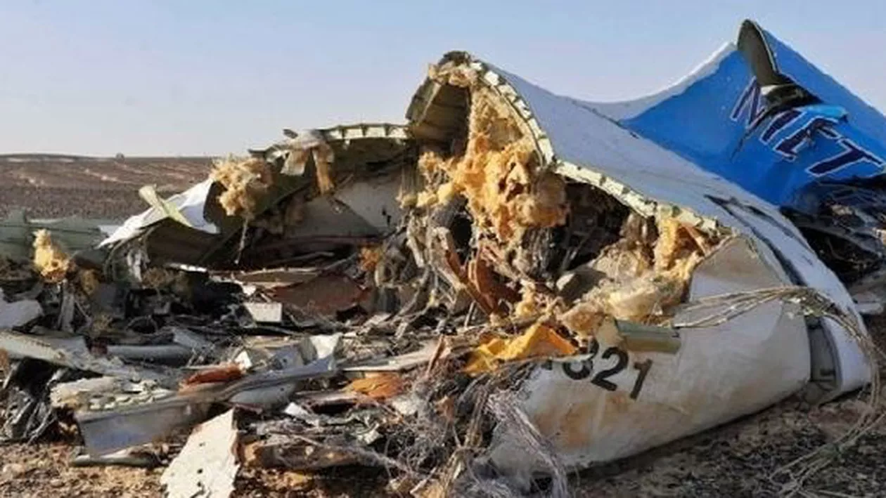Prăbușirea aeronavei ruse Airbus A321 în Egipt nu a fost cauzată de un obiect din exterior