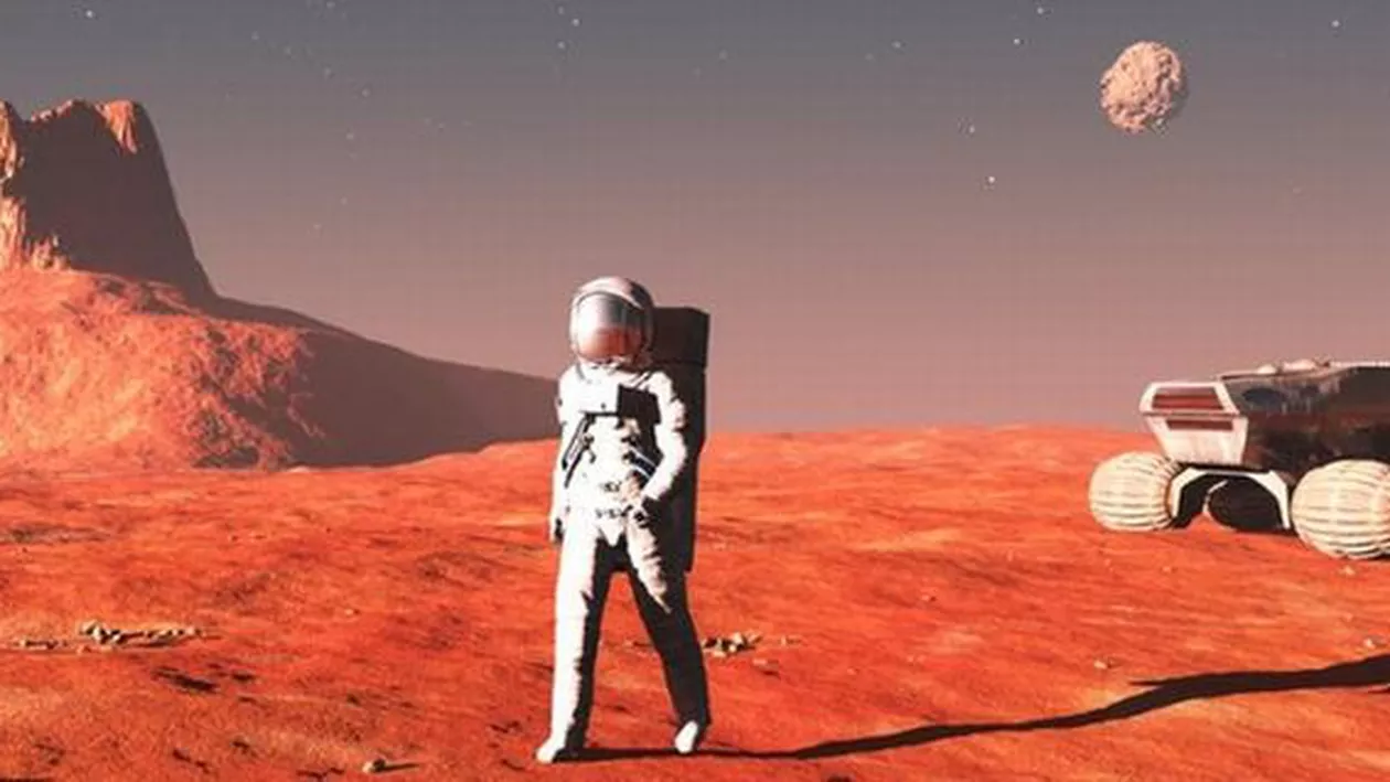 Furtunile solare au distrus atmosfera planetei Marte