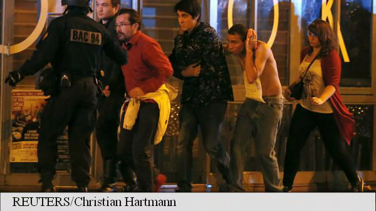 Carnagiu la Paris: Cel puţin 100 de morţi în luarea de ostatici de la Bataclan
