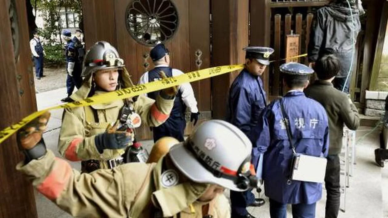 Explozie la un sanctuar de război din Tokyo (VIDEO)