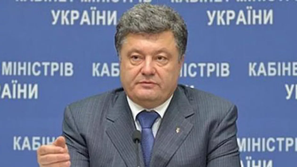 Petro Poroșenko: Există riscul unui dezastru ecologic în partea răsăriteană a Ucrainei