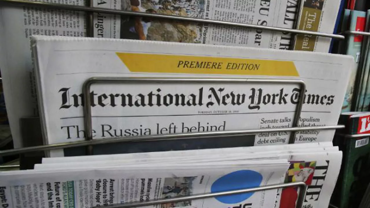 International New York Times din Thailanda a lăsat un spațiu gol pe prima pagină