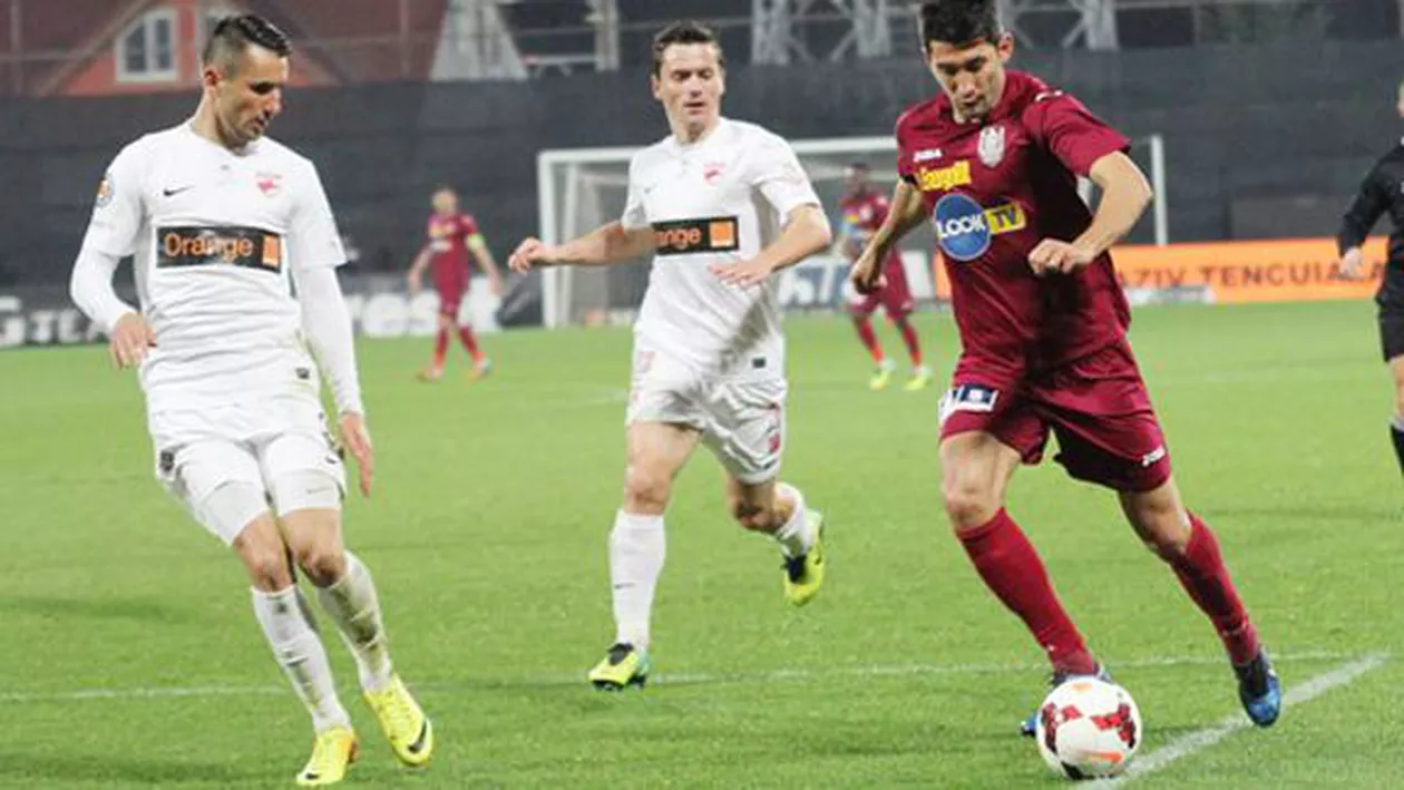 Dinamo - CFR Cluj, 1 - 1. Câinii Roșii urcă pe locul 2 în clasament după un meci spectaculos