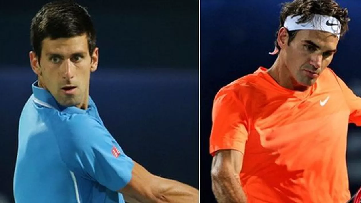 Roger Federer și Novak Djokovic, bătălie pentru cele mai mari încasări din istoria tenisului