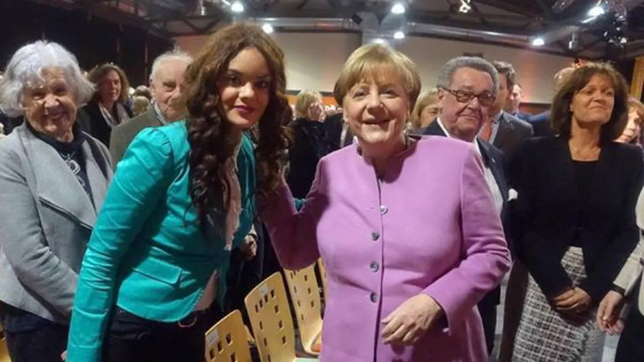 O româncă din Germania a cunoscut succesul în politica locală. Elena s-a pozat cu Angela Merkel (FOTO)