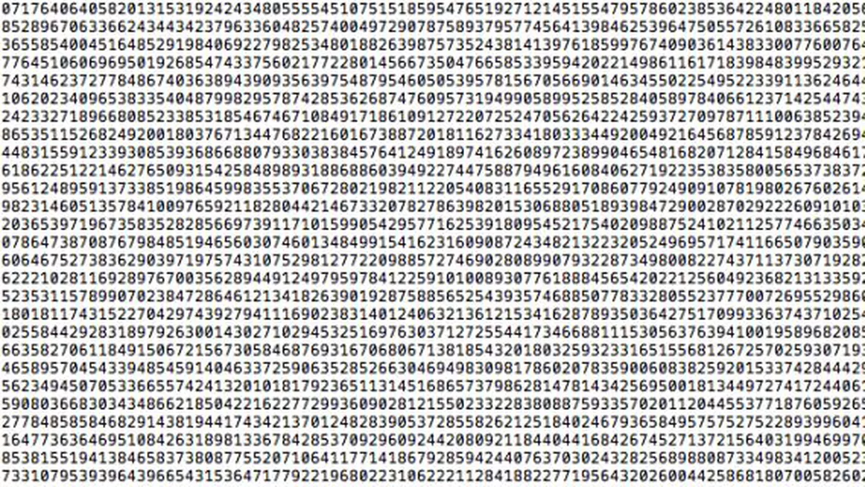 Încă un mare număr prim a fost descoperit și are cu cinci milioane de cifre mai mult decât cel anterior (FOTO)