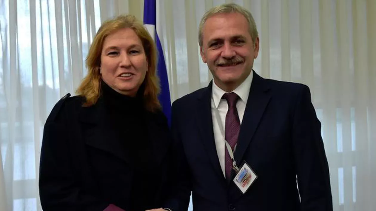 Liviu Dragnea, întrevedere cu Tzipi Livni, liderul Partidului Hatnuah din Israel