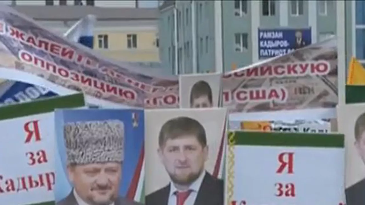 Cecenia: Aproximativ un milion de oameni au ieșit în stradă la Groznîi pentru a-l susține pe liderul Ramzan Kadîrov