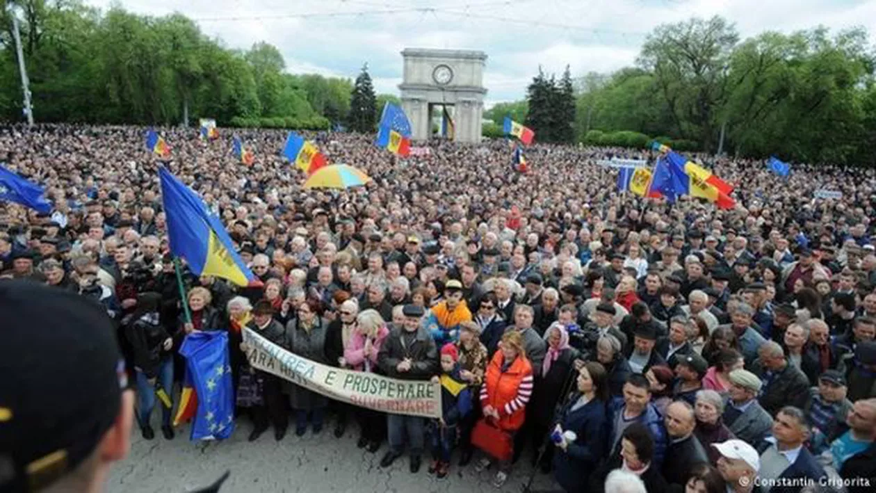 Republica Moldova: Proteste de amploare la Chișinău, împotriva învestirii în funcție a Guvernului Filip