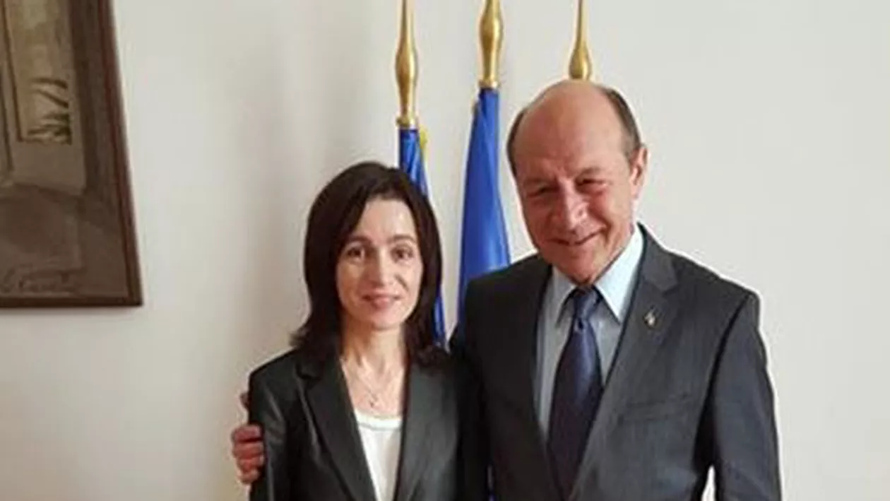 Maia Sandu, fost ministru al Educației din Republica Moldova, a avut o întrevedere cu Traian Băsescu (FOTO)