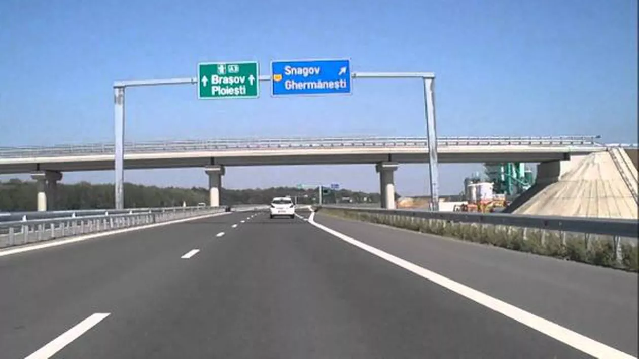 Parcările de pe autostrada București-Ploiești, construite de o firmă cu un singur angajat