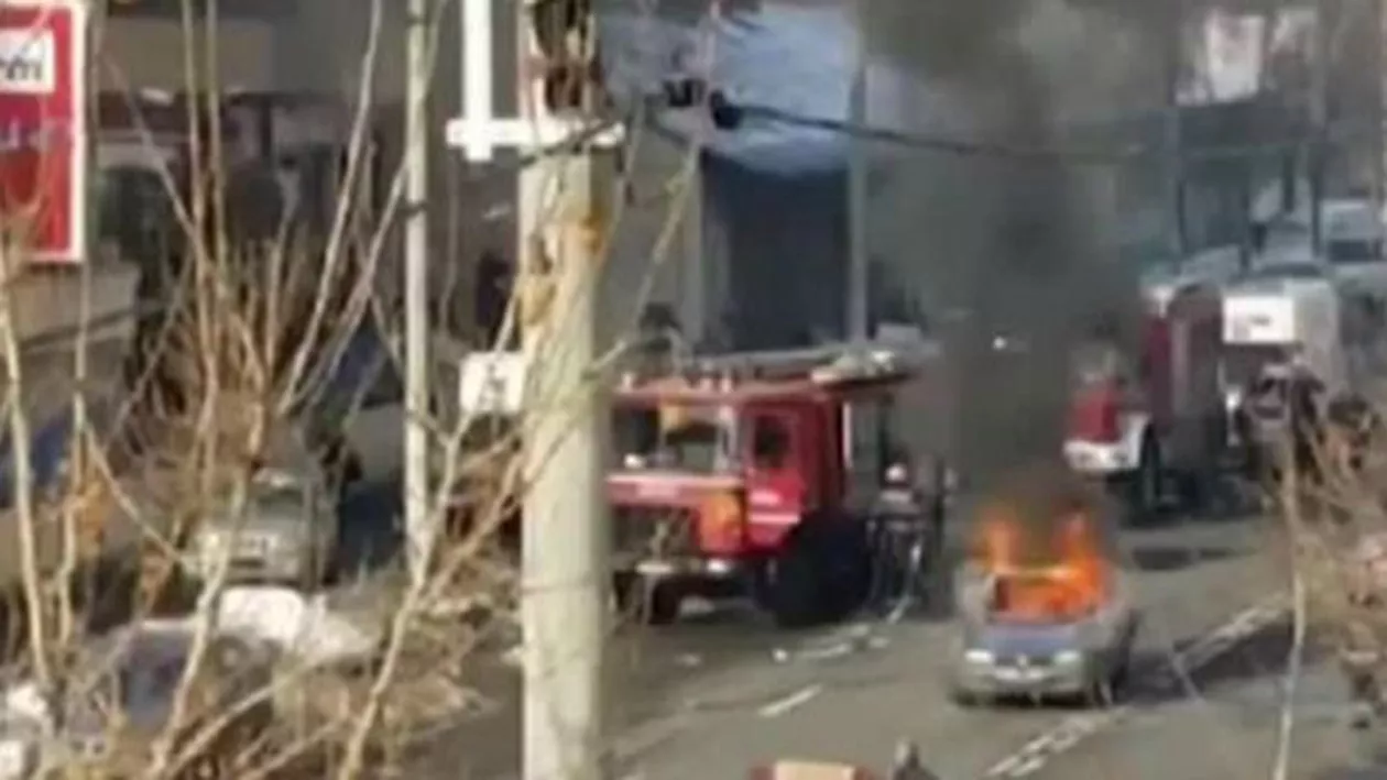 Bărbatul care și-a incendiat mașina lângă sediul CSM, arestat pentru 30 de zile