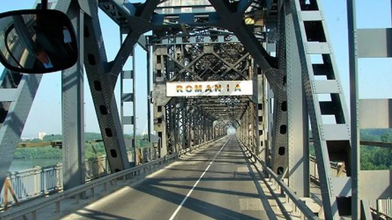 Restricții de circulație pentru șoferii care trec pe podul de la Giurgiu în urma lucrărilor de reabilitare