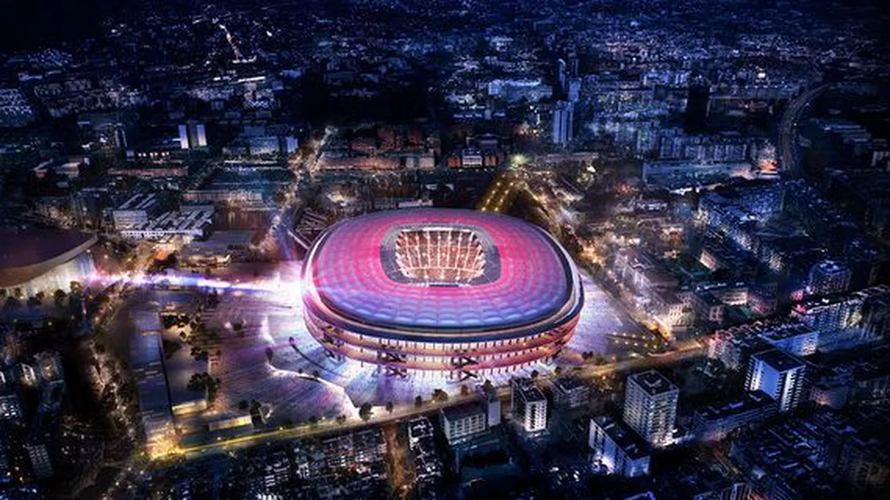 Barcelona a publicat proiectul viitorului stadion Camp Nou, care va fi finalizat în 2021 (FOTO)
