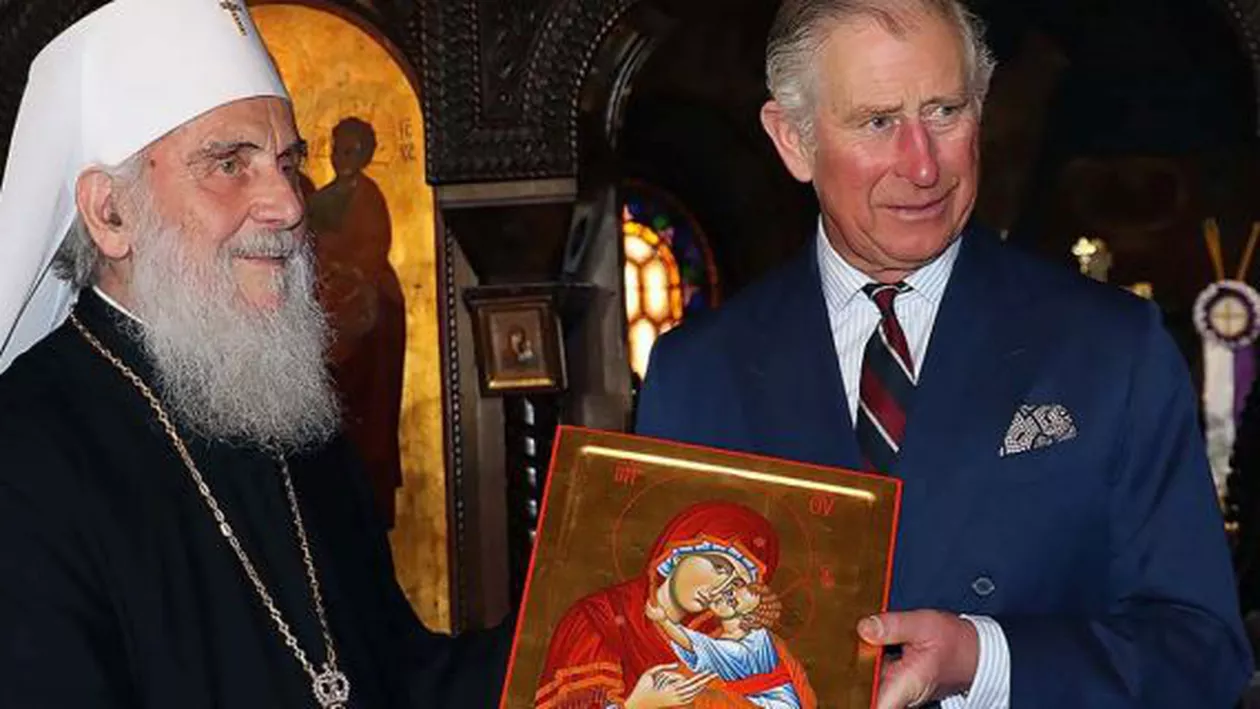 Prințul Charles s-a întâlnit cu Patriarhul Irineu, în timpul vizitei oficiale efectuate în Serbia (FOTO)