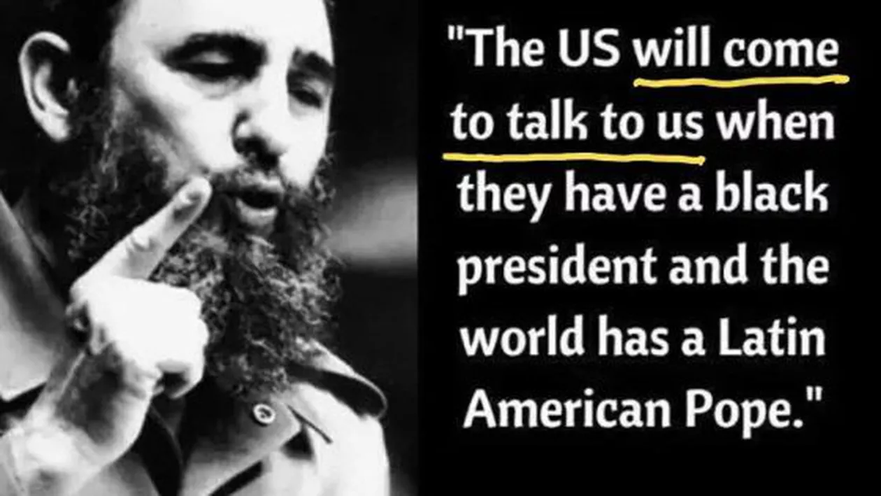 Vizita lui Obama în Cuba alimentează legendele pe internet. Povestea Papei, a lui Fidel Castro și a președintelui de culoare